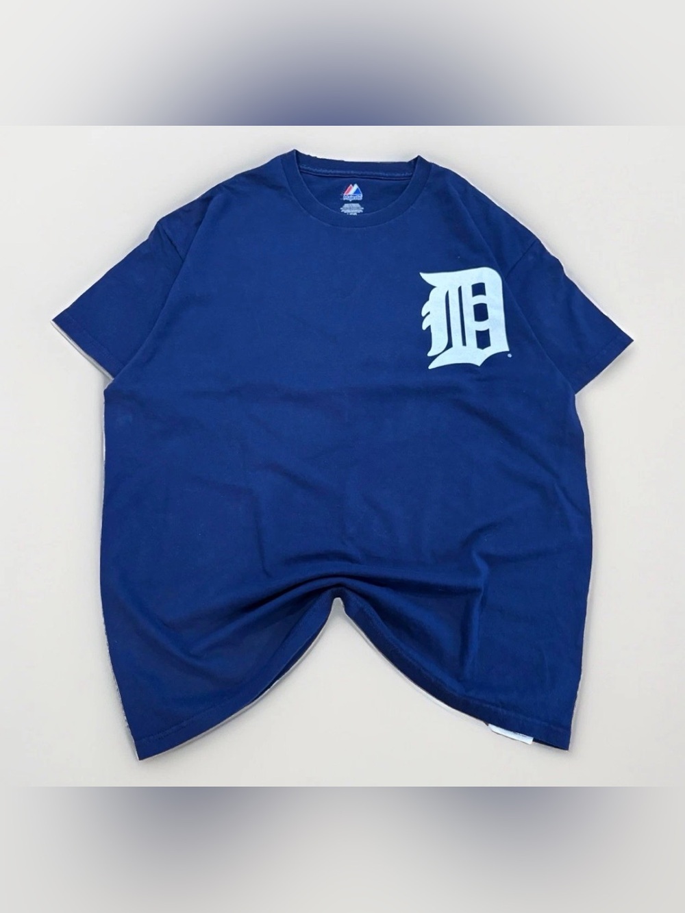 Detroit Tigers Majestic Verlander T-Shirt Size Large #35 MLB Baseball Tee